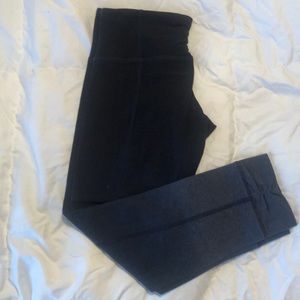 Live Natural Crop Black/Heather Cadet Blue Ombré